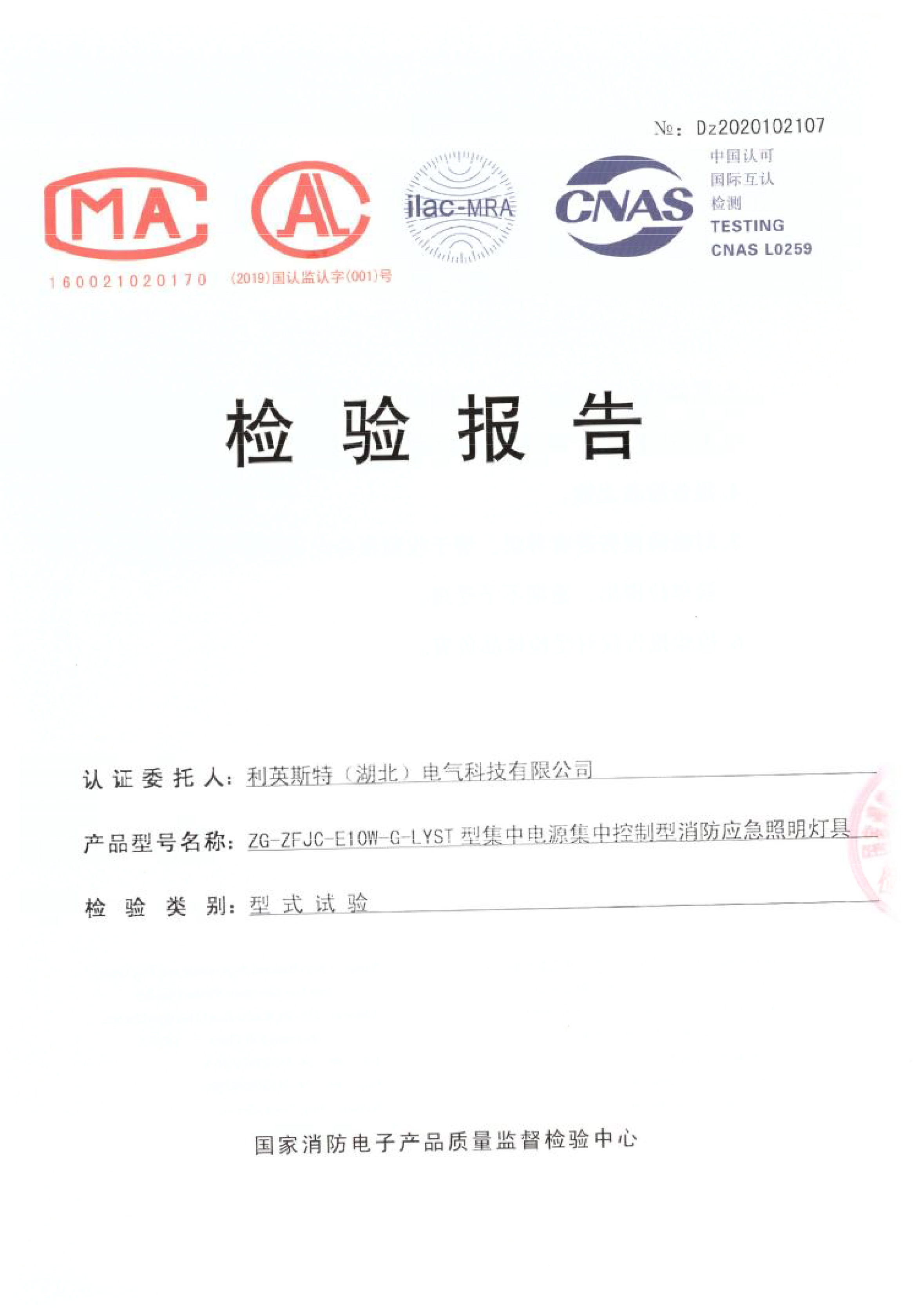 消防照明灯ZG-ZFJC-E10W-G-LYST